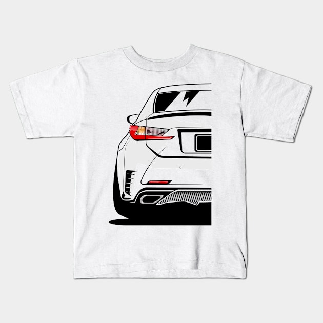 RC300 Coupe 2018 F Sport Kids T-Shirt by gaplexio